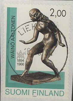 1994 2,00 mk Aaltonen muusa loisto