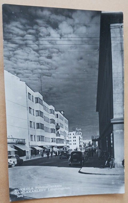 Kokkola, Pitkänsillankatu, vanha mv valokuvapk, ei p.