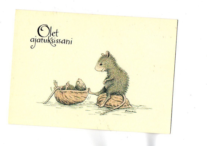 "°OLET AJATUKSISSANI°" -KORTTI /House Mouse