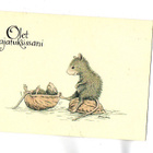 "°OLET AJATUKSISSANI°" -KORTTI /House Mouse - pikkukuva 1