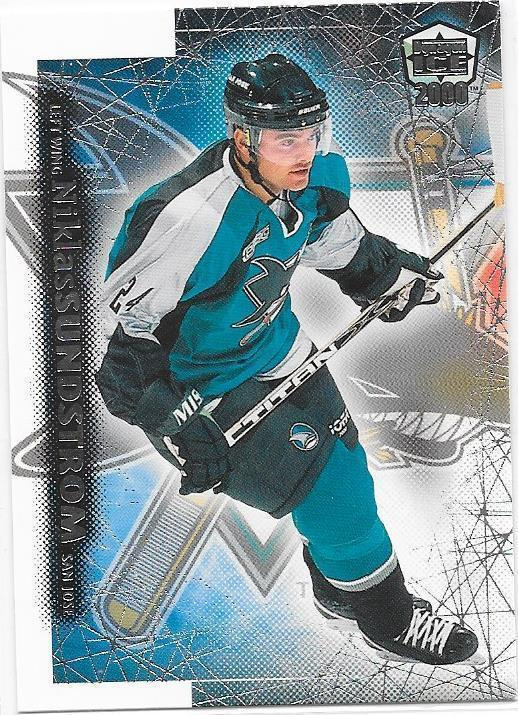 1999-00 Pacific Dynagon Ice #177 Niklas Sundström San Jose