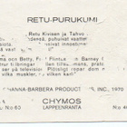 Purkkakuva Chymos  RETU-PURUKUMI n:o 60 - pikkukuva 2