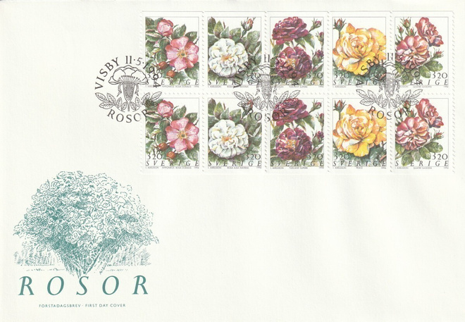 RUOTSI - 1994 Fa 1842/46 FDC KUORI