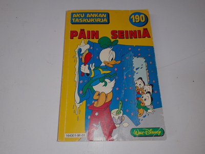 Aku Ankan taskukirja 190 Päin seiniä