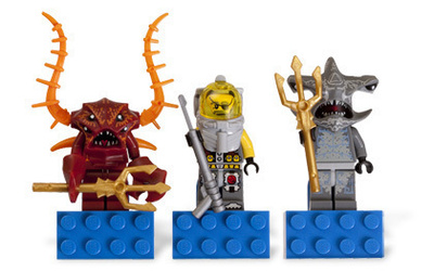 Lego Magneettifiguuripaketti 3kpl ( ATLANTIS )
