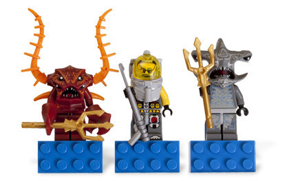 Lego Magneettifiguuripaketti 3kpl ( ATLANTIS )