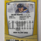 Colton Parayko 2024-25 OPC Platinum Neon Yellow Surge - pikkukuva 2