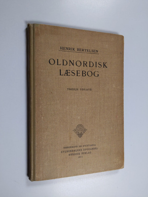 Henrik Bertelsen : Oldnordisk laesebog