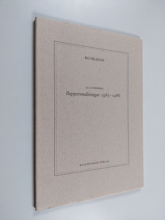L. G. Lundberg : L. G. Lundberg : pappersmålningar 1985-1986