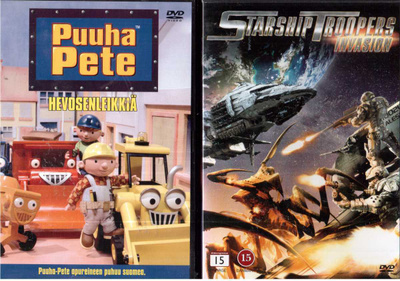 2 KPL DVD ELOKUVIA