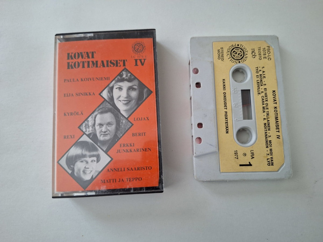 KOVAT KOTIMAISET IV - Paula, Eija, Berit ym.  c-kasetti