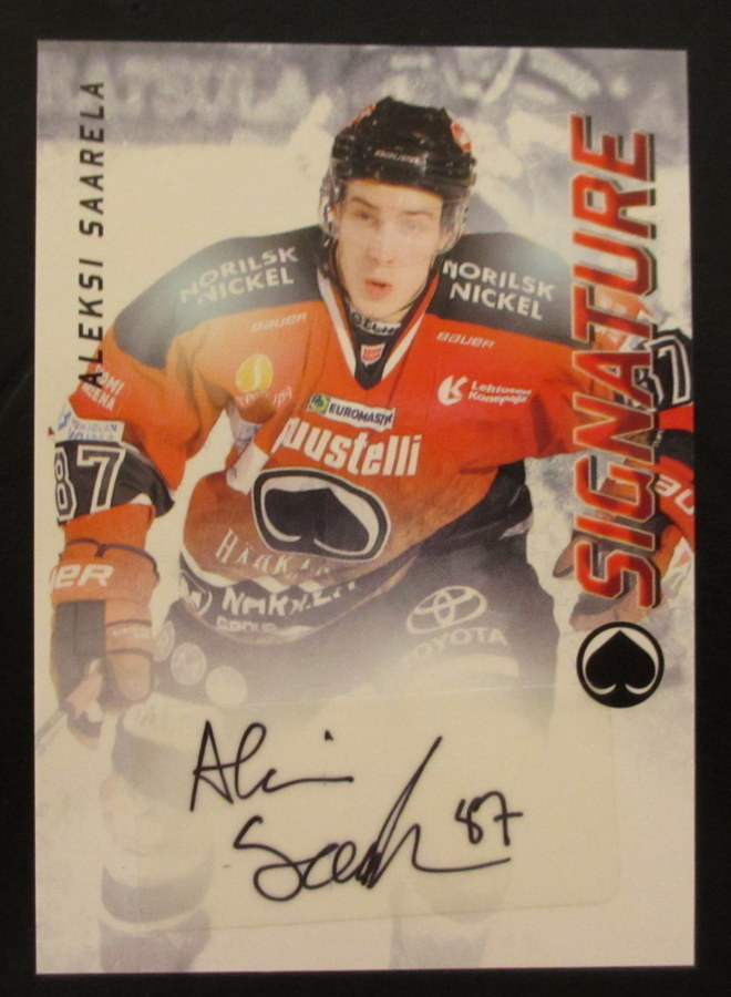 Aleksi Saarela Signature Cardset 2015-16