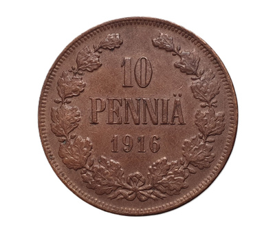 10 Penniä 1916