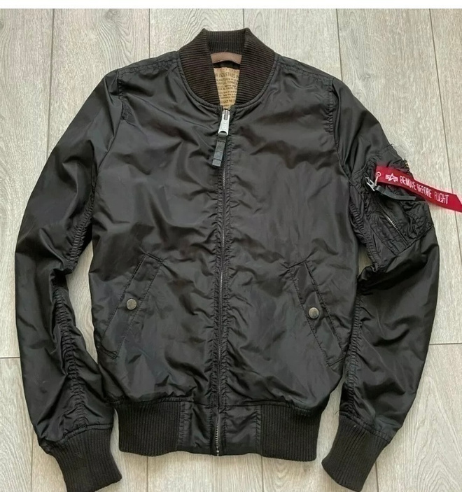 ALPHA INDUSTRIES BOMBER JACKET KOKO XXXS BLACK