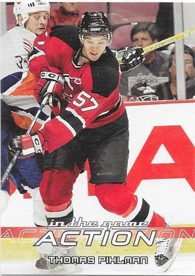 2003-04 ITG Action #664 Tuomas Pihlman JYP ex- Ässät RC