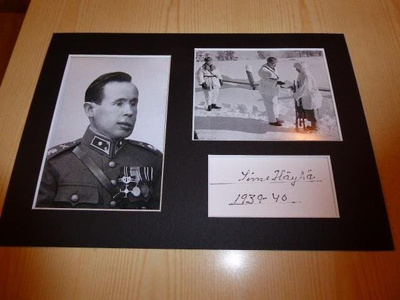 Simo Häyhä valokuvat A4 paspis