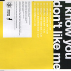 Geeza • I Know You Don't Like Me (I Hate You) CD Maxi-Single - pikkukuva 2