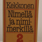 Kirjat, Kekkonen: Nimellä ja nimimerkillä 1 ja 2 - pikkukuva 3