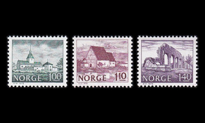 Norja 766-8 ** Käyttösarja rakennuksia (1978)