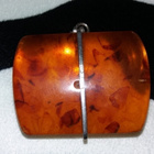 ISO Vintage hopea Meripihka Amber riipus 875 - pikkukuva 4