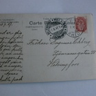 Äiti ja tytär synkässä metsässä, vanha mv kortti, p. 1907 - pikkukuva 2