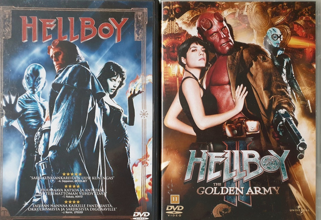 HELLBOY & HELLBOY THE GOLDEN ARMY DVD