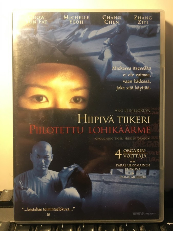 HIIPIVÄ TIIKERI PIILOTETTU LOHIKÄÄRME, DVD, Lee