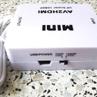 Mini RCA AV Composite (in) to HDMI (out) Audio Video Adapter - pikkukuva 1