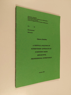 Sinikka Ojanen : A critical analysis of supervisory appro...