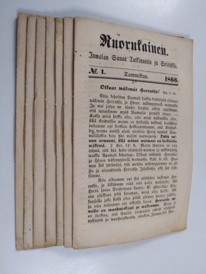 Johan Westerback : Nuorukainen 1866 : Jumalan sanan tutki...