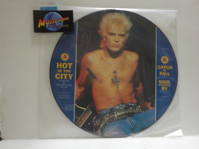 BILLY IDOL - HOT IN THE CITY M- EU 1989 PICTURE VINYL 12"