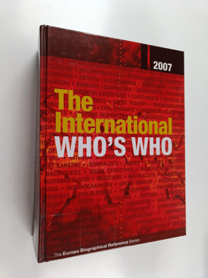 Robert J Elster : The international who's who 2007