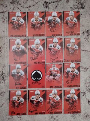Porin Ässät pelaajakortit 30kpl 25/26