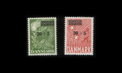 Tanska 353-4 ** Vapausrahasto (1955)