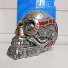 PÄÄKALLO VASEN PUOLI METALLIA (24 228) (dod-312) n.11cm B - - pikkukuva 2