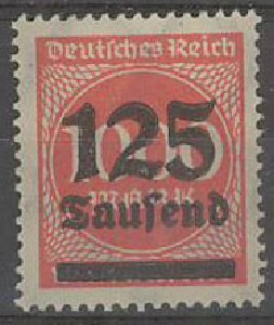 Saksa Mi 291 b ++ (Infla-Berlin)