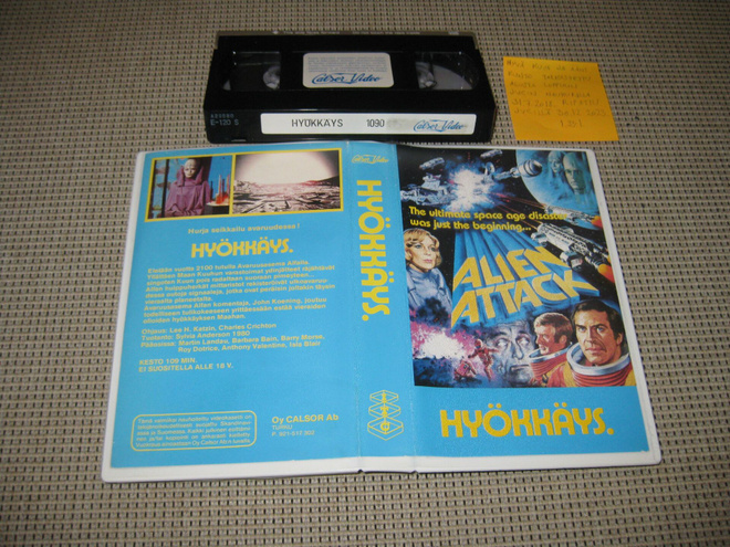 Alien Attack - Hyökkäys-VHS (FIx, Calsor, Avaruusasema Alfa)