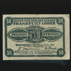 Saksa Notgeld 50 Pfg, Frankfurt an der Oder 1919 VF - pikkukuva 1