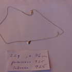 Ag (hopea), perhosriipus ketjulla - 2,2 g (6) - pikkukuva 2