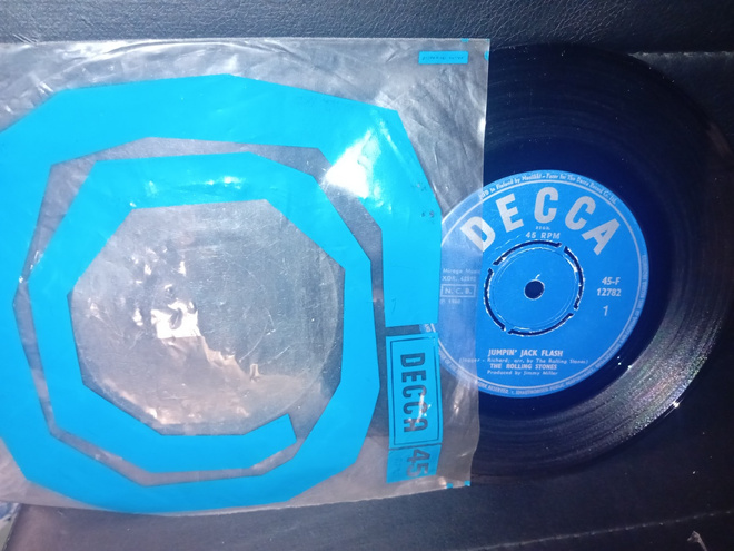 7" single The Rolling Stones  : Jumpin' Jack Flash ( SIS POS