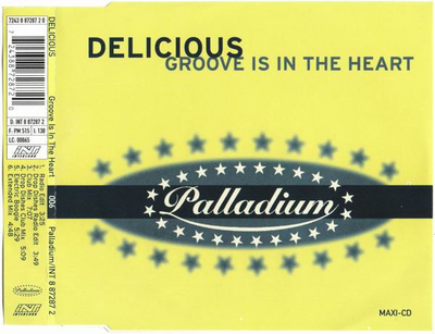 Delicious - Groove Is In The Heart (CD) MINT!! Maxi-single
