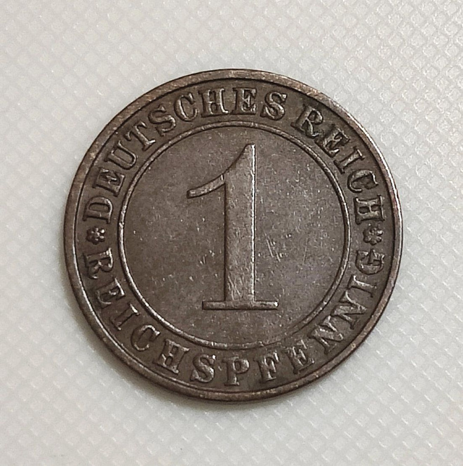 Saksa 1 Pfennig 1935A