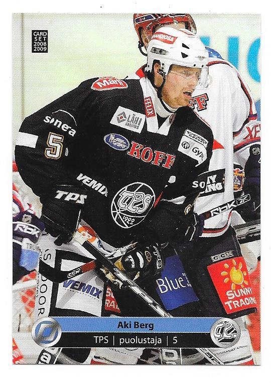2008-09 CardSet #63 Aki Berg TPS