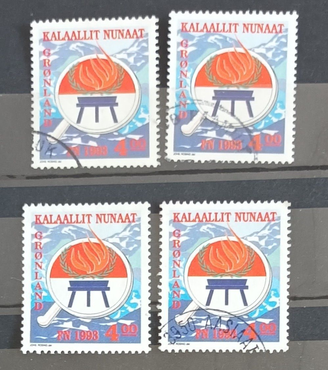 Grönlanti: alkuasukkaiden juhlamerkki, Mi 230, 1993 o