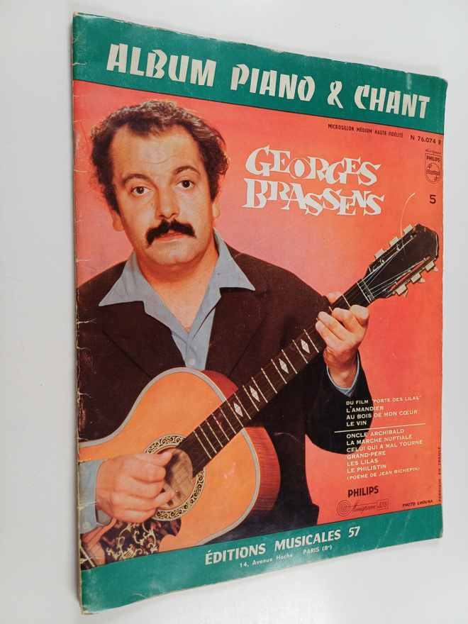 Georges Brassens : Album piano & Chant