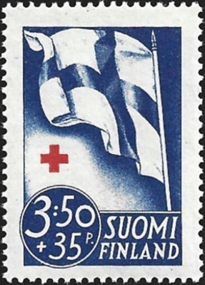 1941 Punainen Risti 3:50 mk + 35 p **  LaPe 236
