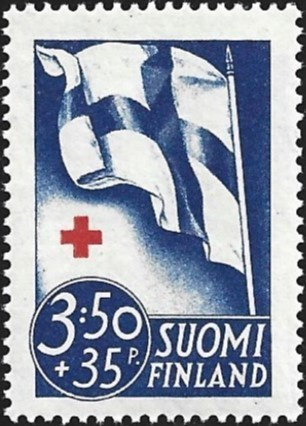 1941 Punainen Risti 3:50 mk + 35 p **  LaPe 236