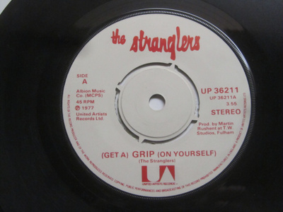 The Stranglers:(Get A) Grip (On Yourself) 7"single 1977 Punk