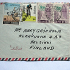 1970 Jordania lentopostikuori Suomeen - pikkukuva 1