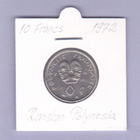 Ranskan Polynesia 10 Francs v.1972 KM#8 - pikkukuva 1